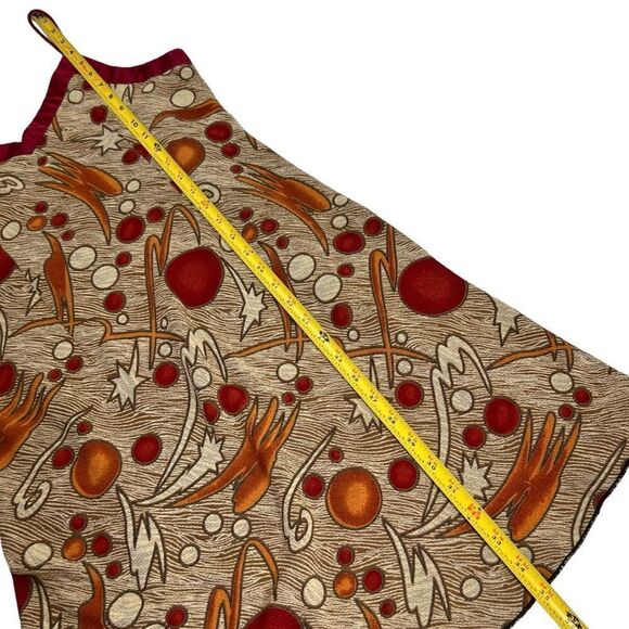 Rare Vintage 90s Retro Y2K Abstract Stretchy Spaghetti Strap Mini Dress - Picture 12 of 15